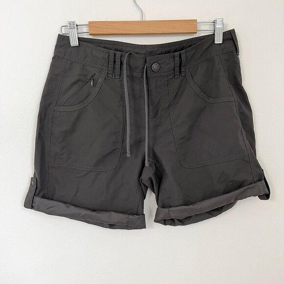 The North Face Hiking Camping Outdoor Gray Size 4 Adjustable Shorts Bermuda - Picture 2 of 8